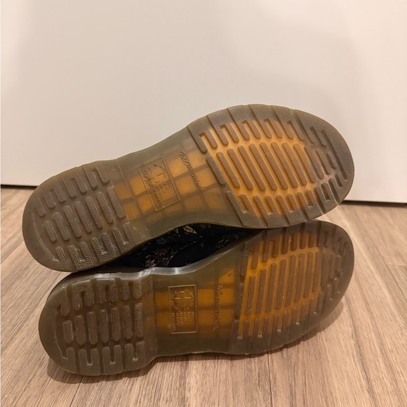 Dr. Martens Black Floral Combat Boots - Picture 5 of 6